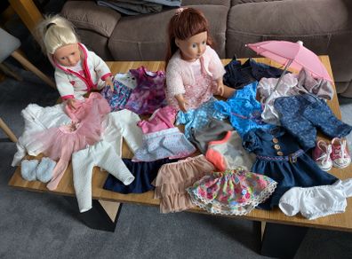Our generation 2 dolls and clothes