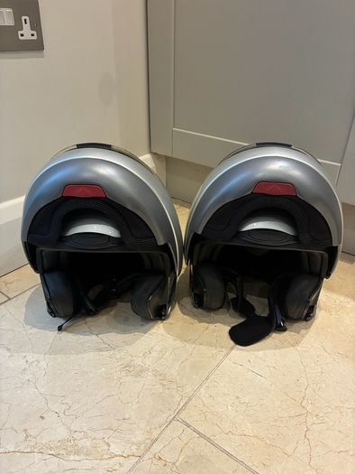 Matching Pair of bmw 4 Evo helmets
