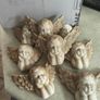 8 Cherub Angel Resting On Hands Wall Sculpture ,At 12.00 Euro EACH. Image 3