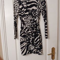 Lipsy figure hugging dress, size10.