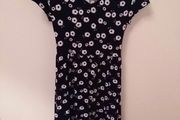 New Look Black Dress with White Flowers