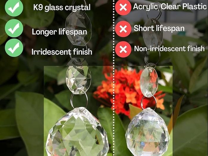 FREE EXPRESS SHIPPING K9 Crystal Spiral Droplet Light Shade | Pendant, Lamp Shade | Ceiling Light Shade Chandeliers | Chrome Finish Light for Living Room | Bedroom | Kitchen
