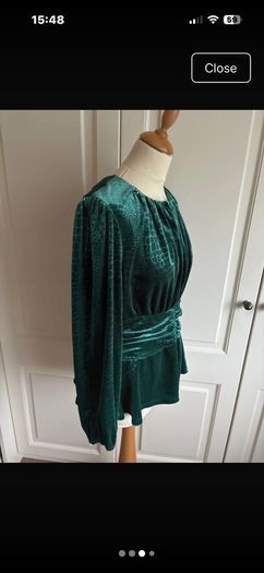 Gallery size 14 long sleeve dressy top