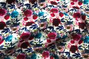 Merlot Roses Bullet Fabric