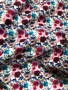 Merlot Roses Bullet Fabric