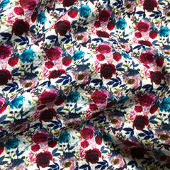 Merlot Roses Bullet Fabric