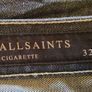 All Saints Cigarette Men's Skinny Distressed Jeans Size 32 Image 9