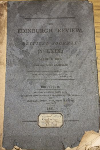 The Edinburgh Review.1821.