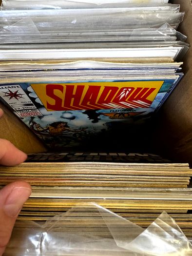 Valiant Long Comic Box w 270 comics for Sale