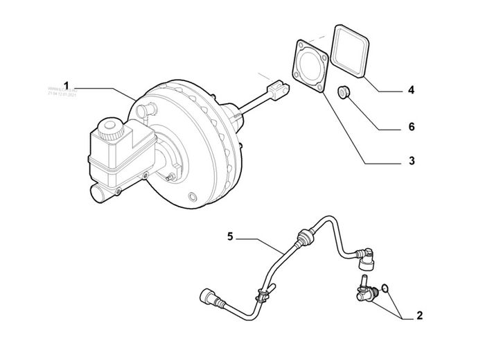 Vacuum Pipe (Fiat Scudo 2007 on)