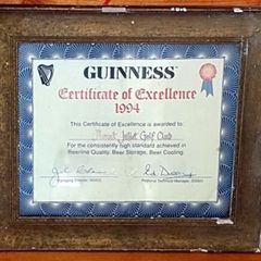 Rare Vintage 1994 Guinness Certificate Excellence