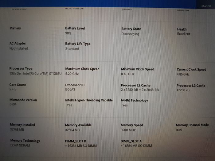 Dell Latitude 5440, i7 Cpu (13th gen), 32 GB Ram, 512 GB Storage (SSD)