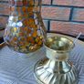 Mosaic Glass Hurricane Lamp Image 4