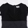 Joseph Ribkoff Black Grey Pinstripe Corporate Bodycon Midi Sheath Dress 10UK/38EU Image 3