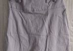 Khaki high waisted skirt with zip  size xs made in Italy