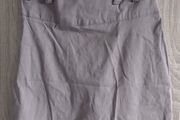 Khaki high waisted skirt with zip  size xs made in Italy