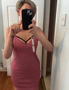 pink dress mini