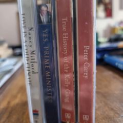 3 cassettes: Yes, Minister + Love in a Cold Climate - True History of the Kelly Gang