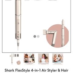 Shark FlexStyle Straight & Wavy 4-in-1 Air Styler & Hair Dryer - Stone | HD430SLUK