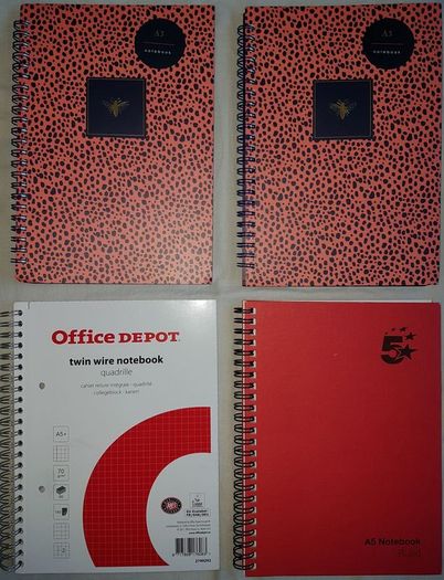 Reduced price brand new notebooks to clear!! Only 6 Euros!!