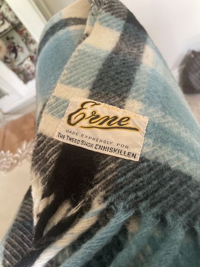 vintage wool throw