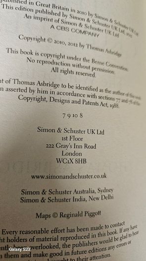 The Crusades by Thomas Asbridge.