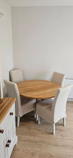 Neptune solid oak table & chairs