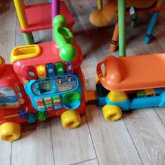 VTech Ride  on train,(musical and blocks)