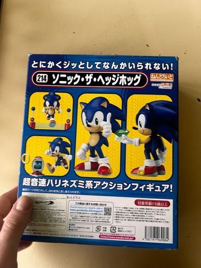 Sonic the Hedgehog Nendoroid 214 Good Smile Company Complete with Box Authentic Figure