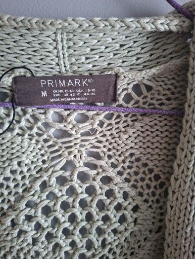 Beautiful light mint green chunky knit cardigan