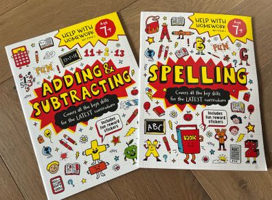 New - Help With Homework Workbook x 2 (Age 7+)
