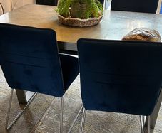 velvet blue chairs 4x