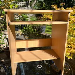 Study Desk and 2 straw chairs