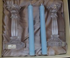 killarney crystal candle holders