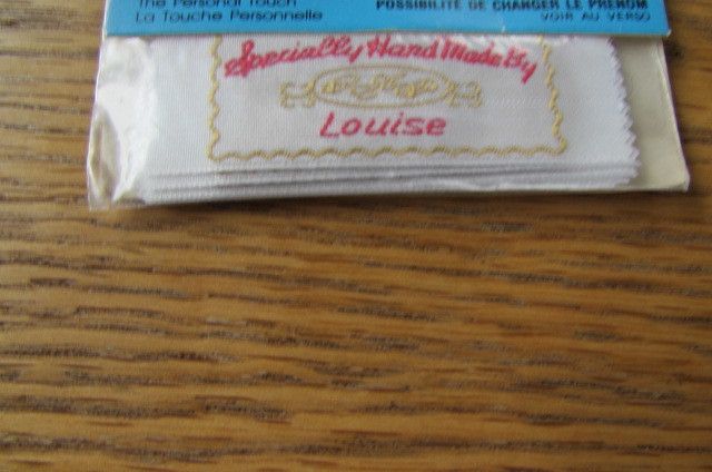 Imprinted Woven Washable Personalised Labels for Sale