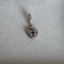 Pandora locket angel wings,with enamel dangle charm very good condition Image 4