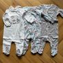 Baby girl sleepsuits (6-9 months) Image 2