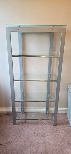 Glass Shelves Unit