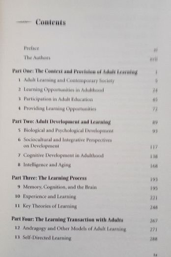 Learning in Adulthood Book