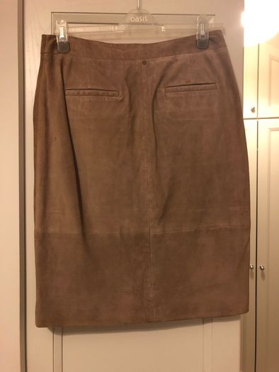 Reiss suede skirt