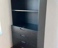 IKEA GALANT Office Storage Cabinet with Drawers and Shelving Black