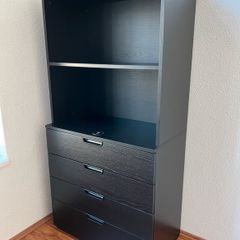 IKEA GALANT Office Storage Cabinet with Drawers and Shelving Black