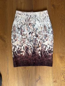 Vanilia multi pencil skirt size 8