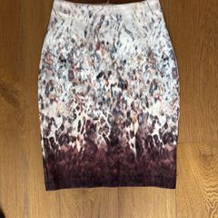 Vanilia multi pencil skirt size 8