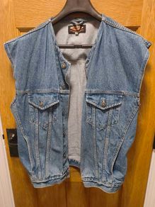 Denim Motorcycle Vest