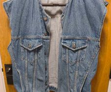 Denim Motorcycle Vest