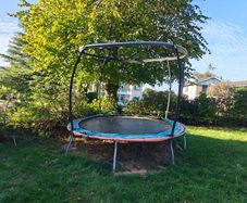 Free 13ft Jump Power trampoline. Needs replacement parts