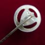 Vintage Sterling Silver  Enamel Irish Temperance Assn Lapel Pin Pioneer Hm Dublin 1960 - 2,1g Image 8