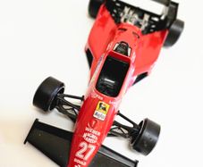 Vintage F1 Ferrari 126 C4 Turbo Michele Alboreto Bburago model 1/24