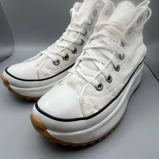 Converse Run Star Hike Platform Trainers White JW Anderson Womens UK 5 EU 38